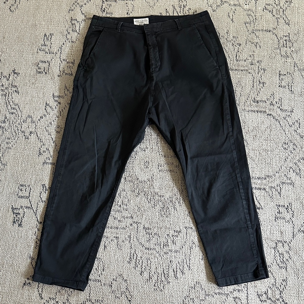 Nili Lotan W6 Black Chino Pants